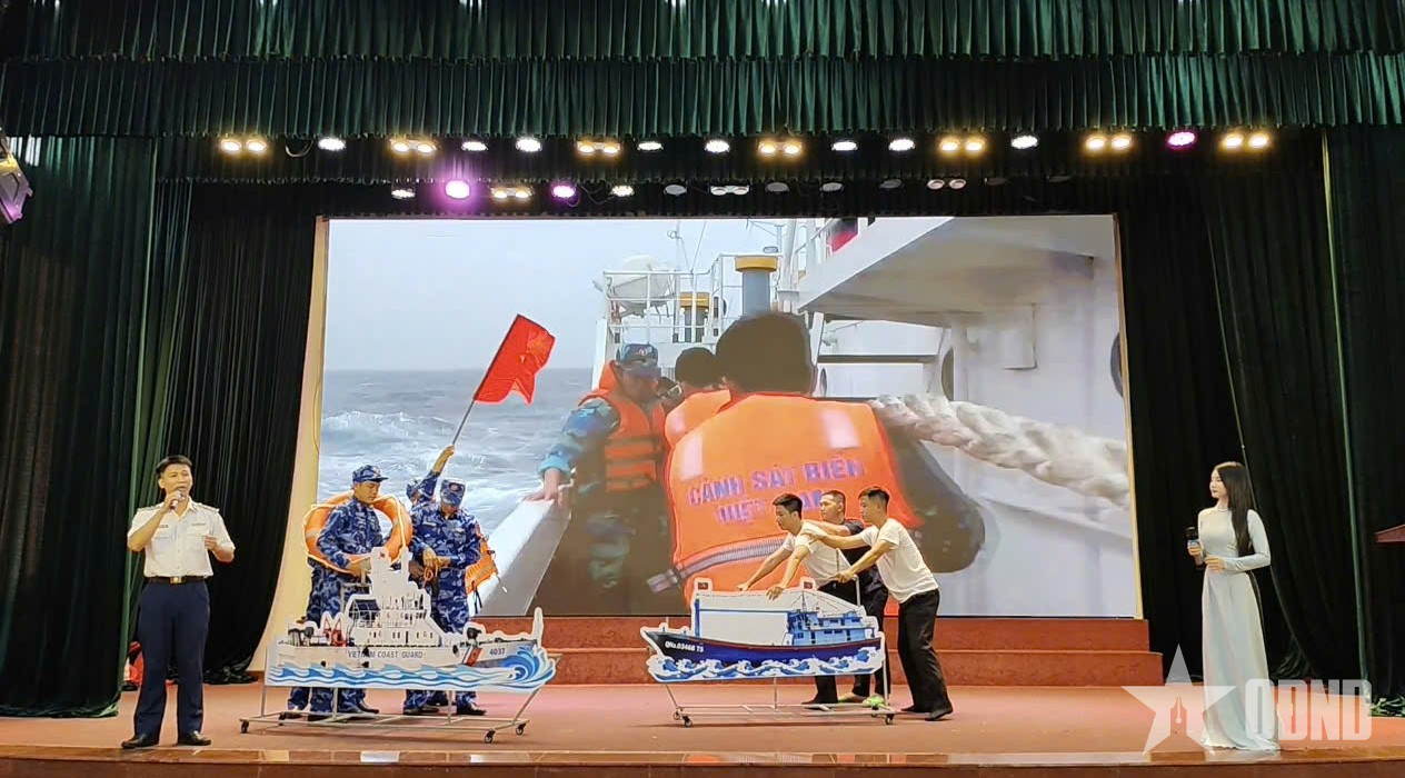 Hải đoàn 21 tích cực chuẩn bị tham gia Hội thi cán bộ đoàn giỏi, tuyên truyền viên trẻ cấp Bộ tư lệnh Vùng Cảnh sát biển 2

